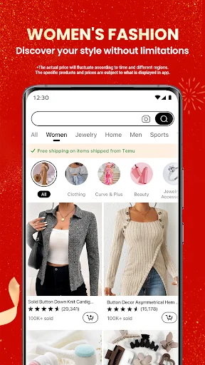 Baixar Temu: Compras Online com Descontos Incríveis e Ofertas - Screenshot 2