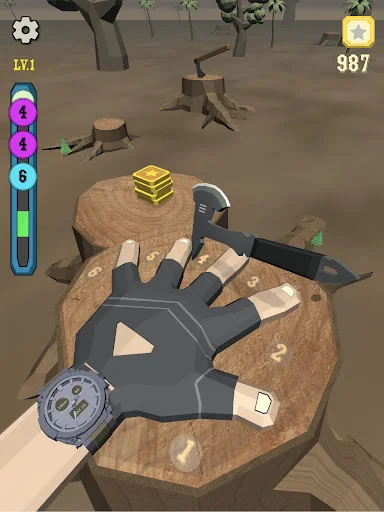 Baixe Knife Finger Game: O Desafio Clássico de Habilidade Grátis - Screenshot 18