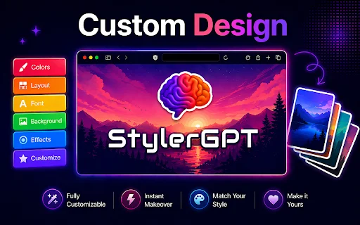 StylerGPT para ChatGPT: Personalize seu Workspace e Aumente Produtividade - Screenshot 1