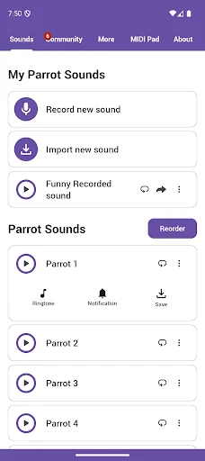 Baixe o Parrot Sounds Agora – Melodias Vibrantes de Papagaios - Screenshot 1