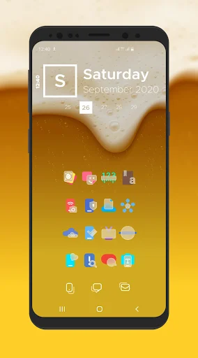Bluric Icon Pack: Personalize seu Android com Estilo Frozen Glass - Screenshot 3