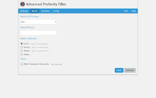 Advanced Profanity Filter: Bloqueie Palavrões e Filtre Legendas - Screenshot 2