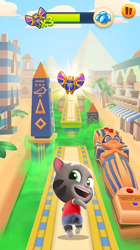 Baixar Talking Tom Gold Run: A Aventura de Corrida Infinita Grátis - Screenshot 1