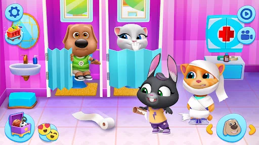 Baixar My Talking Tom Friends – Cuide de Todos os Seus Amigos - Screenshot 5