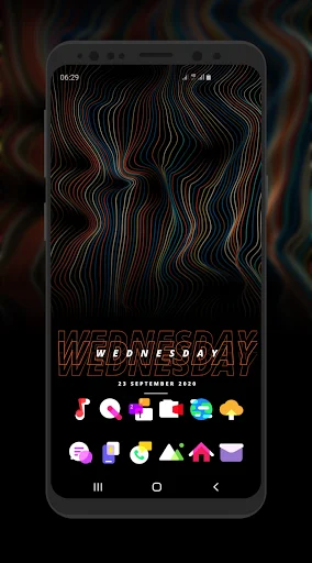 Bluric Icon Pack: Personalize seu Android com Estilo Frozen Glass - Screenshot 1