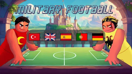 Baixar Military Football Versão Recente – Futebol Arcade Caótico - Screenshot 1