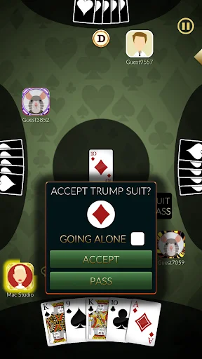 Baixar Euchre Ultimate: Jogue Cartas Online com Amigos e Bots - Screenshot 23
