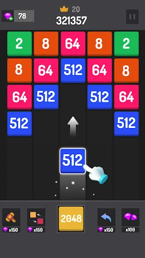 Baixar Number Games – 2048 Blocks: O Melhor Jogo de Puzzle Grátis - Screenshot 5