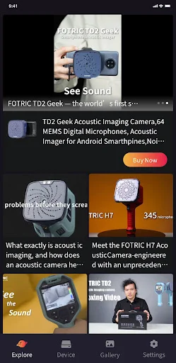Download FOTRIC Genie – Plugin para Câmera de Imagem Acústica - Screenshot 2