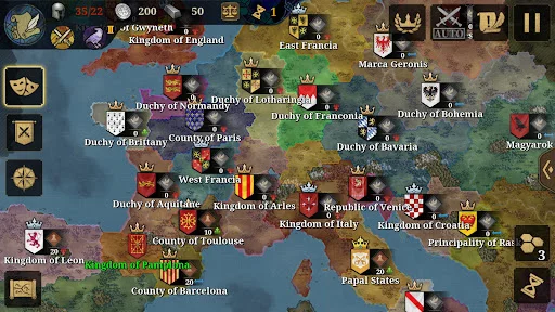 European War 7: Medieval – Estratégia Épica em Português - Screenshot 6