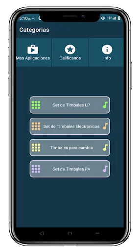Baixar Timbales Cumbia – App de Percussão Realista Grátis - Screenshot 4