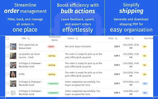 Dotb: Automatize suas Vendas no Vinted – Aumente seu Lucro Agora - Screenshot 4