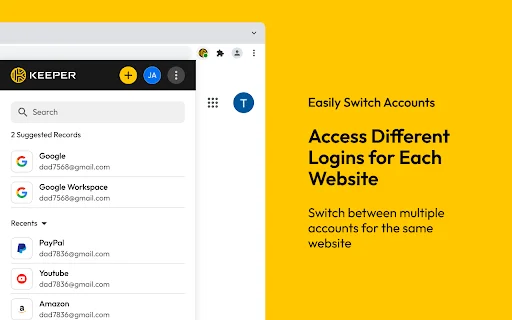 Keeper Password Manager: Proteja suas senhas com segurança total - Screenshot 4