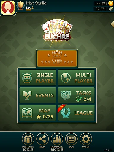 Baixar Euchre Ultimate: Jogue Cartas Online com Amigos e Bots - Screenshot 8