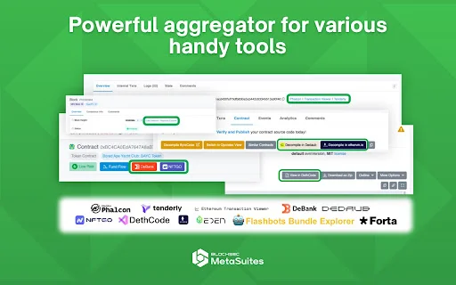 MetaSuites: Ferramenta Web3 Essencial para Análise de Blockchain - Screenshot 3