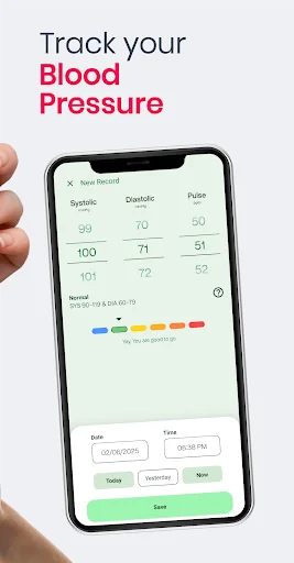 Blood Pressure App: BP Logger – Controle sua Pressão Arterial - Screenshot 7