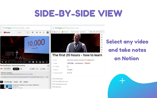 Snipo: Notas do YouTube para Notion – Estude de forma inteligente - Screenshot 2