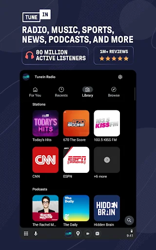 Baixar TuneIn Radio: Rádios ao Vivo, Esportes e Notícias Grátis - Screenshot 20