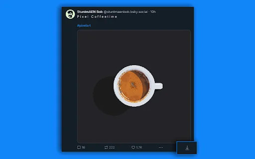 Bluesky Media Downloader: Salve Fotos e Vídeos Facilmente - Screenshot 1