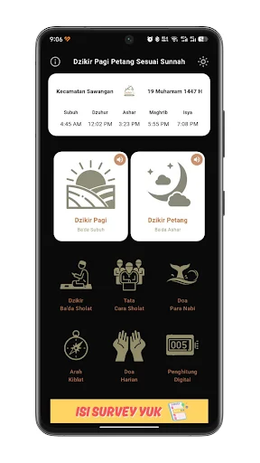Dzikir Pagi Petang: Pratique Orações Diárias Seguindo a Sunnah - Screenshot 7