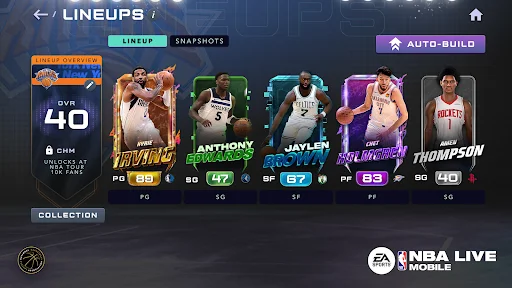 Baixar EA SPORTS NBA LIVE Mobile – O Melhor Jogo de Basquete - Screenshot 2