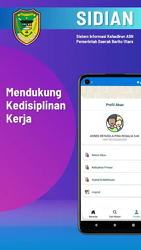 Download SIDIAN BARUT APK – Sistema de Presença Digital Eficiente - Screenshot 8
