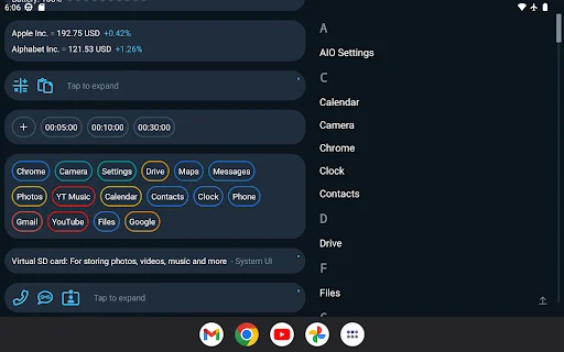 Download AIO Launcher: Personalização Extrema para Android - Screenshot 9