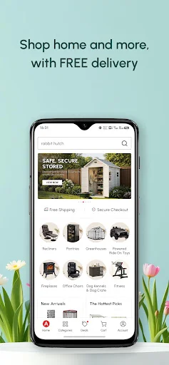 Baixar Aosom Online Shopping: Móveis e Decoração com Desconto - Screenshot 1