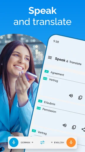 Speak and Translate Languages: Tradutor de Voz e Texto Grátis - Screenshot 1