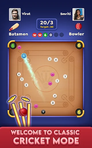 Download Carrom Cricket: Disc Pool Game – Jogo Online Grátis - Screenshot 6