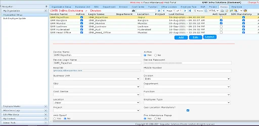 Download Mobile Face Attendance – Registro de Ponto Facial Grátis - Screenshot 10