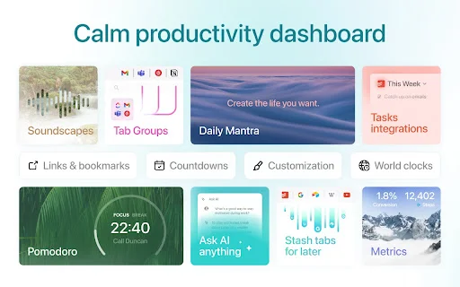 Momentum: Transforme sua Nova Aba em Foco e Produtividade - Screenshot 4
