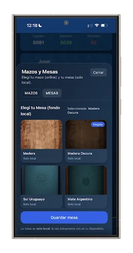 Truco Argentino e Uruguayo – Jogue Online com Chat de Voz - Screenshot 13