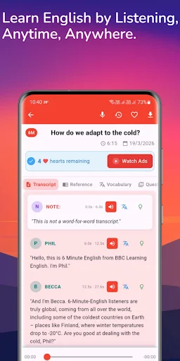 Baixar Learning English – 6 minutos – Prática de Idioma Grátis - Screenshot 3