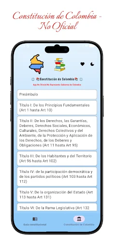 Constituição da Colômbia: Acesse a Lei Fundamental Grátis - Screenshot 2
