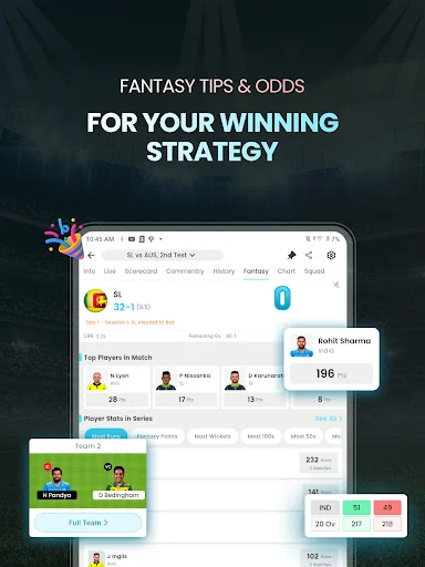 Baixar Cricket LineX Grátis – Placar ao Vivo e Resultados Rápidos - Screenshot 16