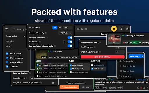 MAX Video Downloader: Baixe Vídeos HLS, DASH e MP4 Gratuitamente - Screenshot 4