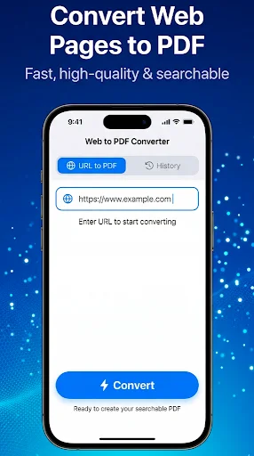 HTML to PDF – Web Converter: Converta Páginas Web para PDF Grátis - Screenshot 1