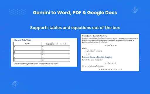Exportar Gemini para Word e PDF – Extensão Chrome Prática - Screenshot 1