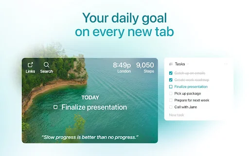 Momentum: Transforme sua Nova Aba em Foco e Produtividade - Screenshot 3