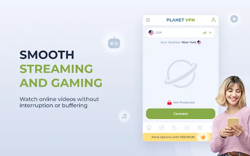 Planet VPN: VPN Grátis e Ilimitado para Chrome – Navegue Seguro - Screenshot 2