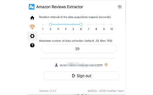 Amazon Reviews Extractor: Exporte Avaliações para CSV Gratuitamente - Screenshot 3