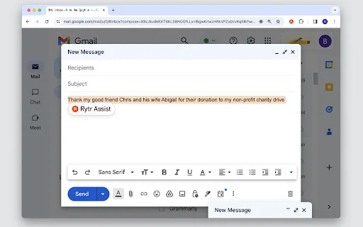 Rytr: O Melhor Assistente de Escrita AI – Extensão Gratuita - Screenshot 2