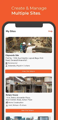 Baixar Brick&Bolt Professionals – Gerencie Obras Facilmente - Screenshot 1