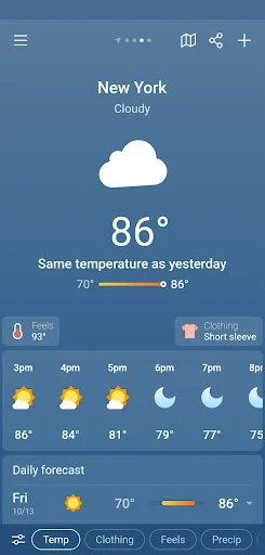 Weather & Clima – Baixe o Melhor App de Previsão do Tempo - Screenshot 3