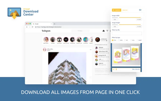 Image Download Center: Baixe Imagens em Massa Rapidamente - Screenshot 1