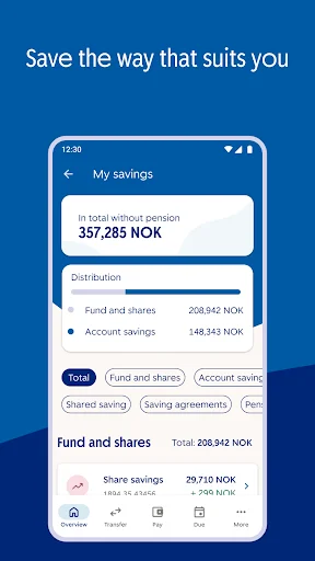 Baixe o SpareBank 1 Mobile Banking: Gestão Financeira Segura - Screenshot 5