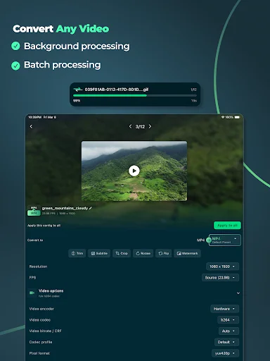 Video Converter – Remux: Conversor de Vídeo Rápido e Gratuito - Screenshot 9