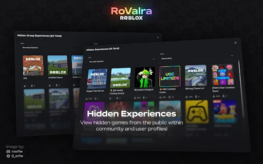 RoValra Roblox: Extensão Gratuita com Seletor de Região e Mais - Screenshot 4