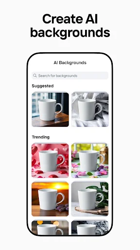 Photoroom: Editor de Fotos AI – Remova Fundos e Edite Agora - Screenshot 1